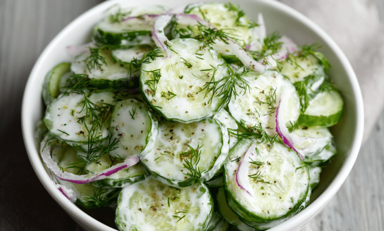 Classic Cucumber Dill Salad