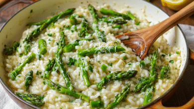 Classic Lemon Asparagus Risotto