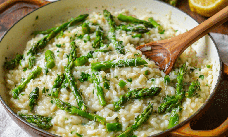 Classic Lemon Asparagus Risotto