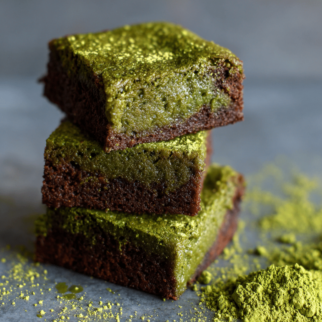 Classic Matcha Brownies Recipe – My Soft, Rich Green Tea Brownies