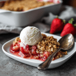 Classic Strawberry Rhubarb Crisp
