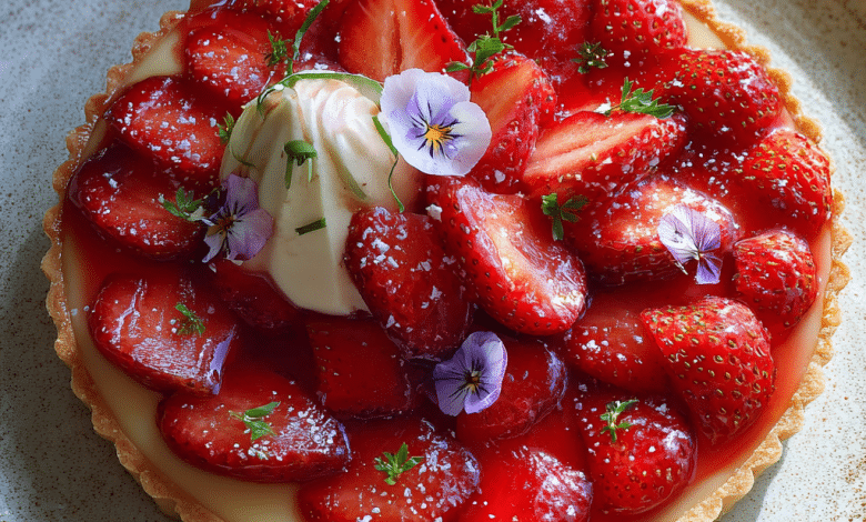 Classic Strawberry Tart Recipe