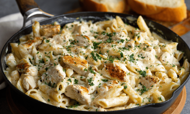 Creamy Chicken Alfredo Pasta