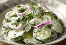 Creamy Cucumber Dill Salad