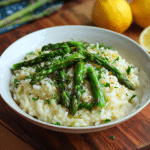 Creamy Lemon Asparagus Risotto