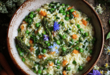 Creamy Spring Vegetable Risotto