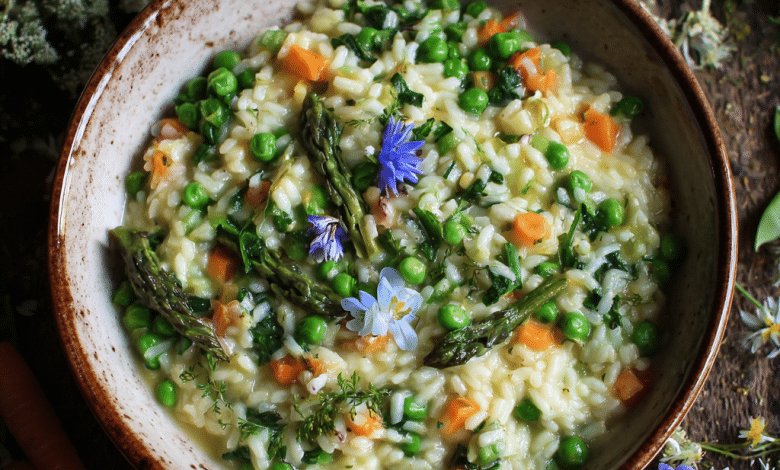 Creamy Spring Vegetable Risotto