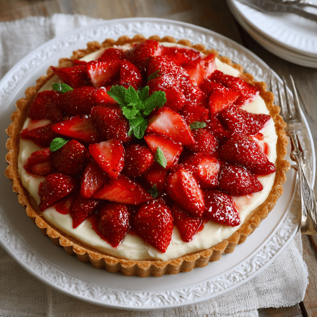 Creamy Strawberry Tart – The Sweetest Taste of Summer Love