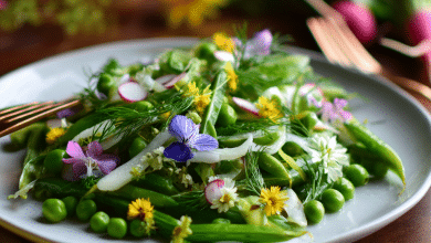 Crisp Spring Pea Salad