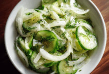 Cucumber Onion Dill Salad