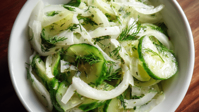 Cucumber Onion Dill Salad
