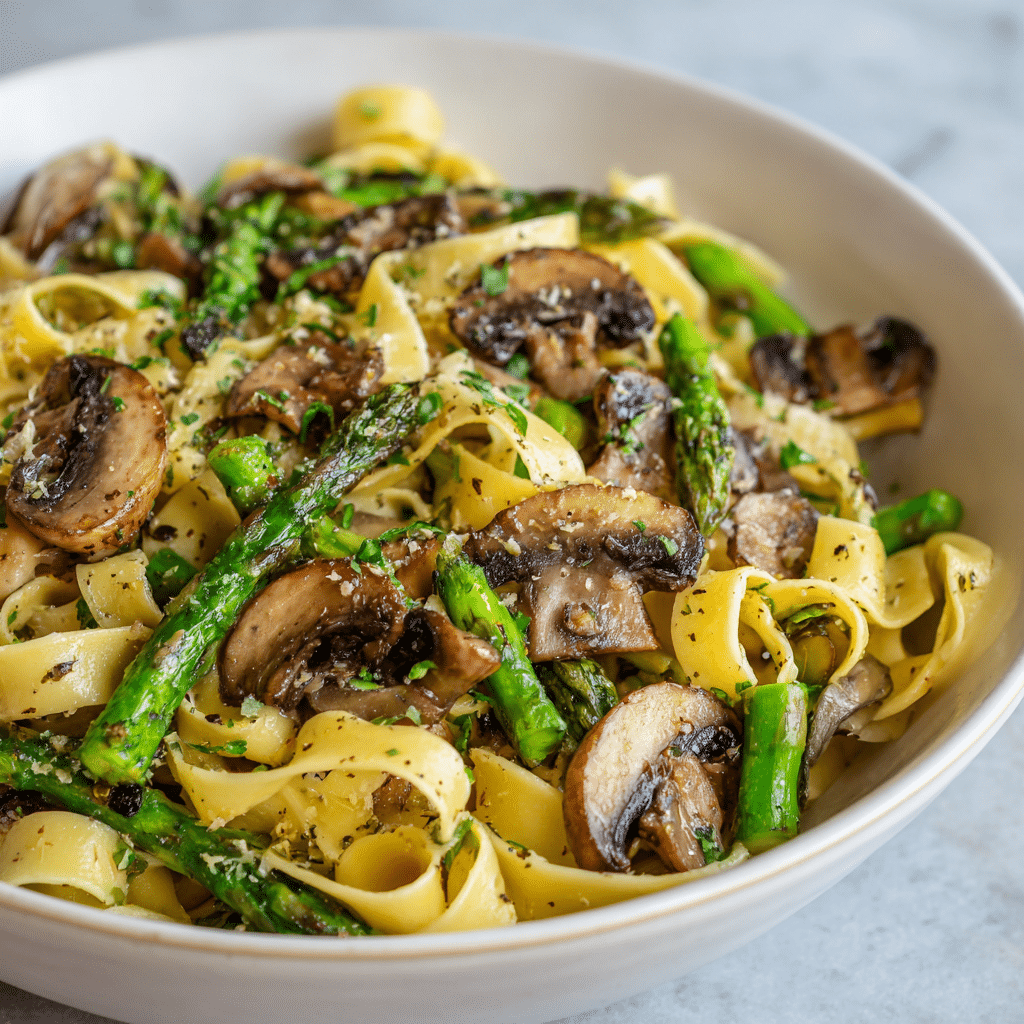 Easy Asparagus Mushroom Pasta – A Simple Bowl of Spring Comfort