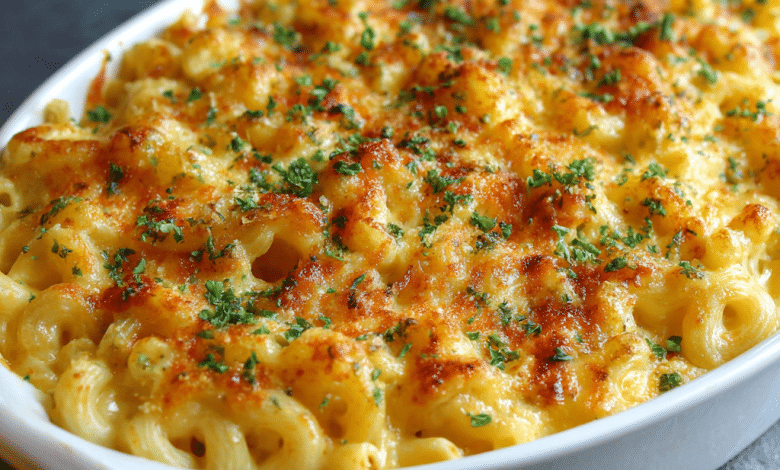 Easy Baked Mac and Cheese