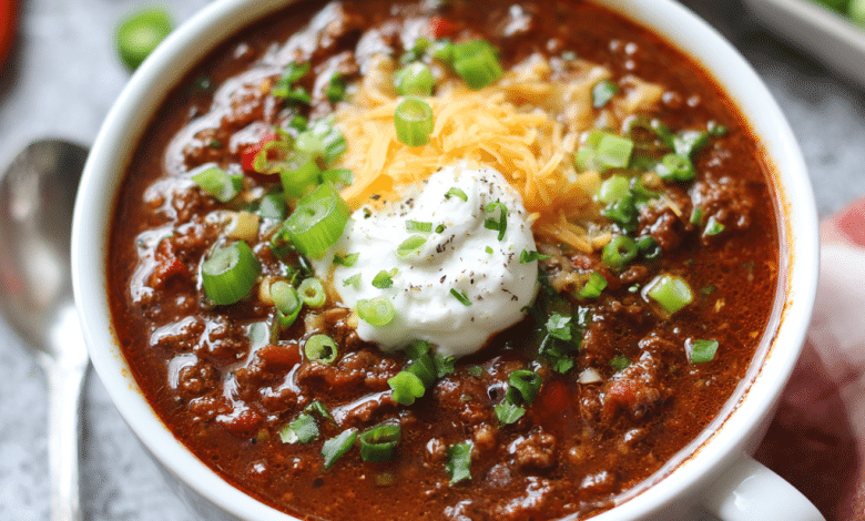 Easy Beef Chili Recipe
