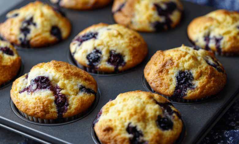 Easy Blueberry Muffins