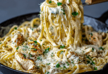 Easy Chicken Alfredo Pasta