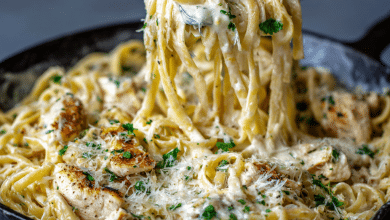 Easy Chicken Alfredo Pasta