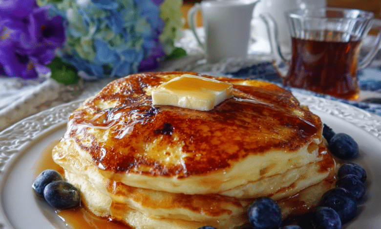 Easy Fluffy Buttermilk Pancakes