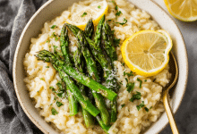 Easy Lemon Asparagus Risotto