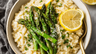 Easy Lemon Asparagus Risotto