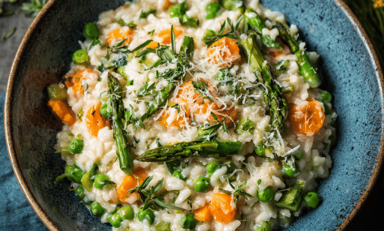 Easy Spring Vegetable Risotto