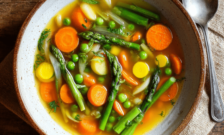 Easy Spring Vegetable Soup