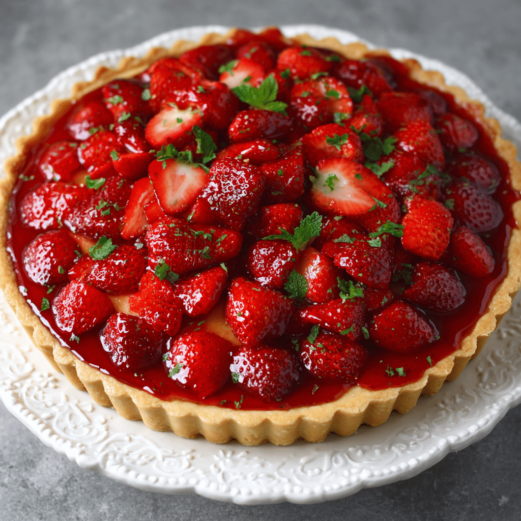 Easy Strawberry Tart – Sweet, Simple, and Full of Love