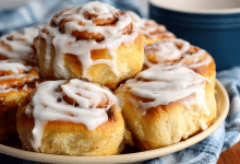 Fluffy Cinnamon Rolls with Frosting