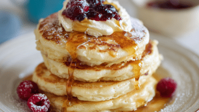 Fluffy Pancakes from Scratch