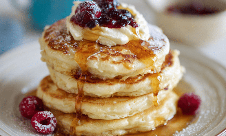 Fluffy Pancakes from Scratch