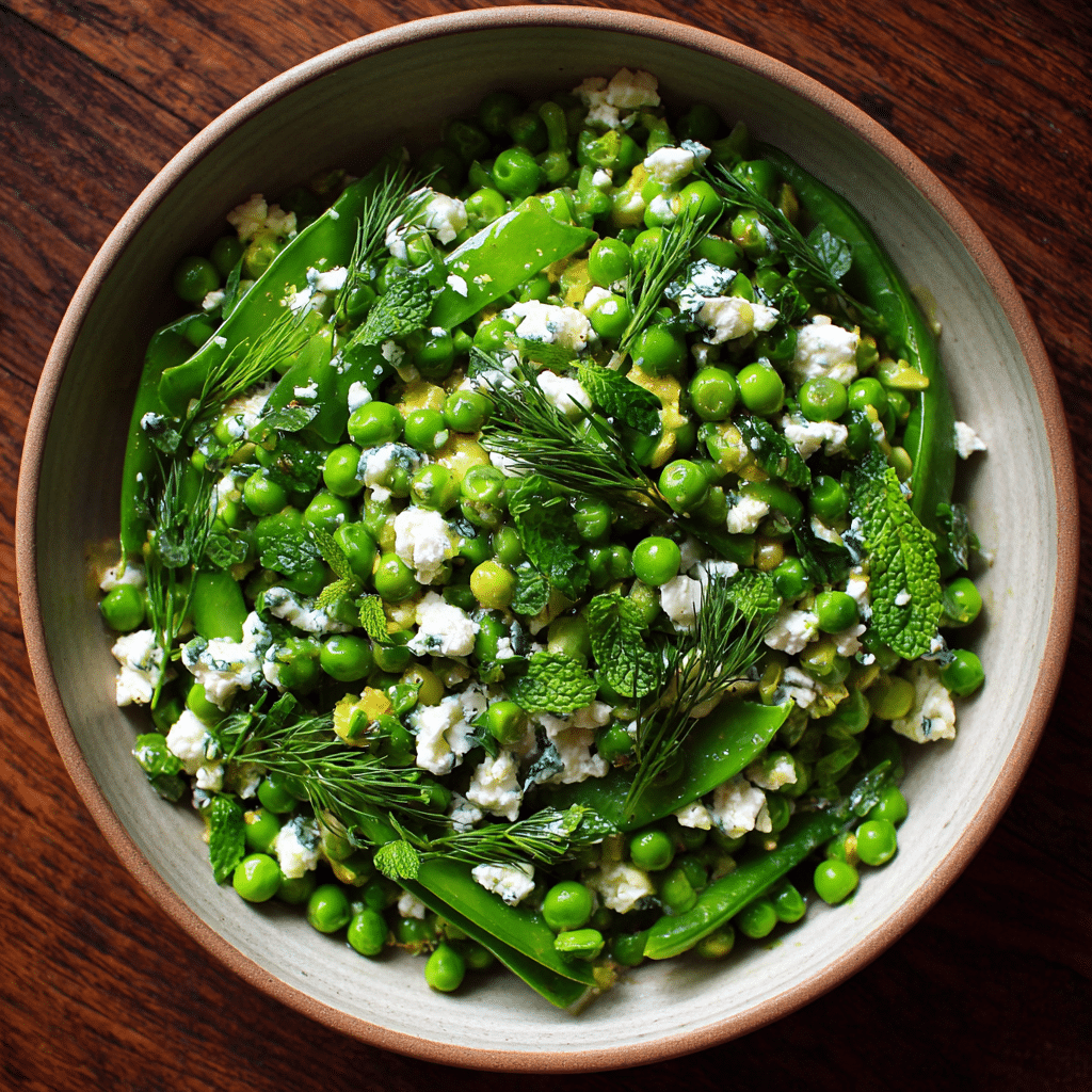 Fresh Spring Pea Salad – A Bright Bowl of Joy from My Kitchen