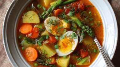 Fresh Spring Vegetable Soup