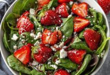 Fresh Strawberry Spinach Salad