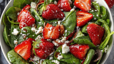 Fresh Strawberry Spinach Salad