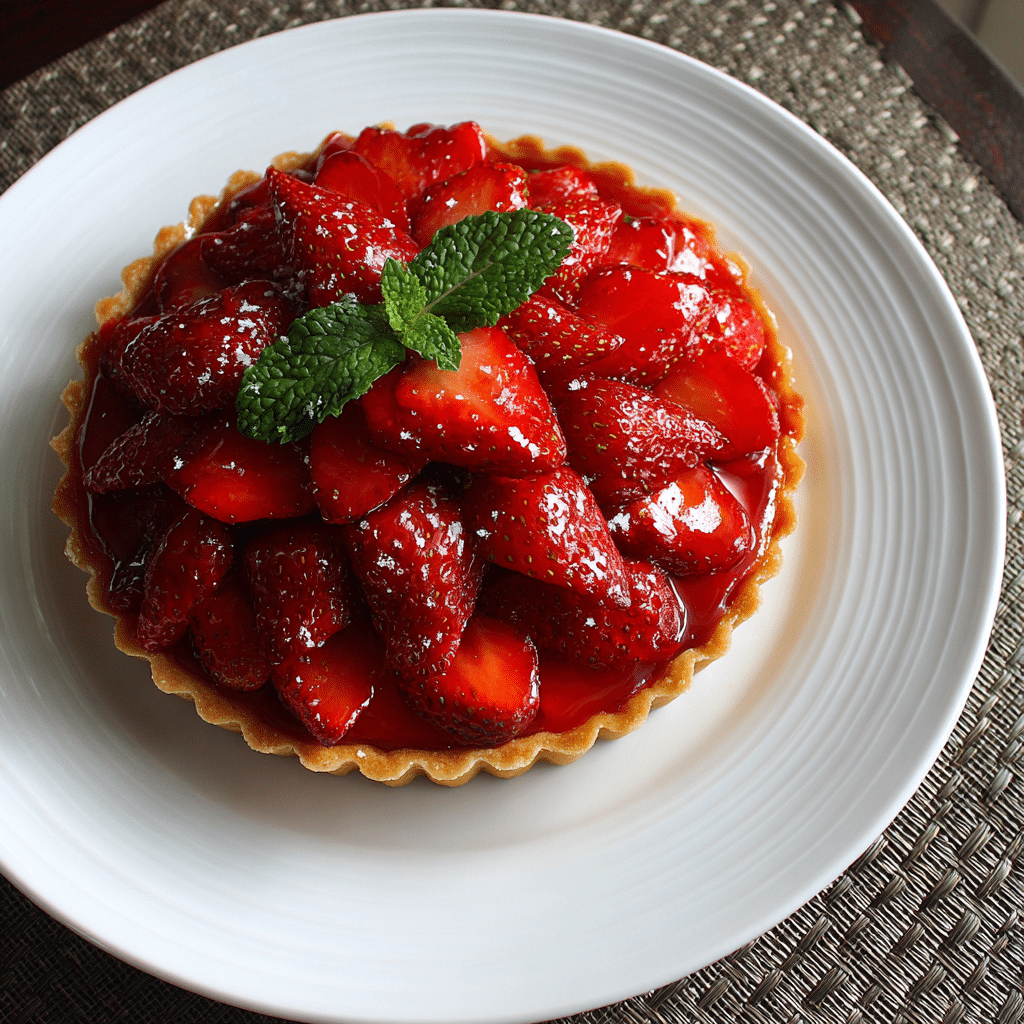 Fresh Strawberry Tart – Sweet, Simple, and Full of Love