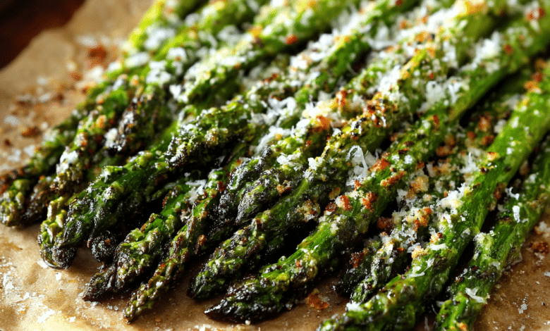 Easy Roasted Asparagus with Parmesan – My Simple Mediterranean Side Dish
