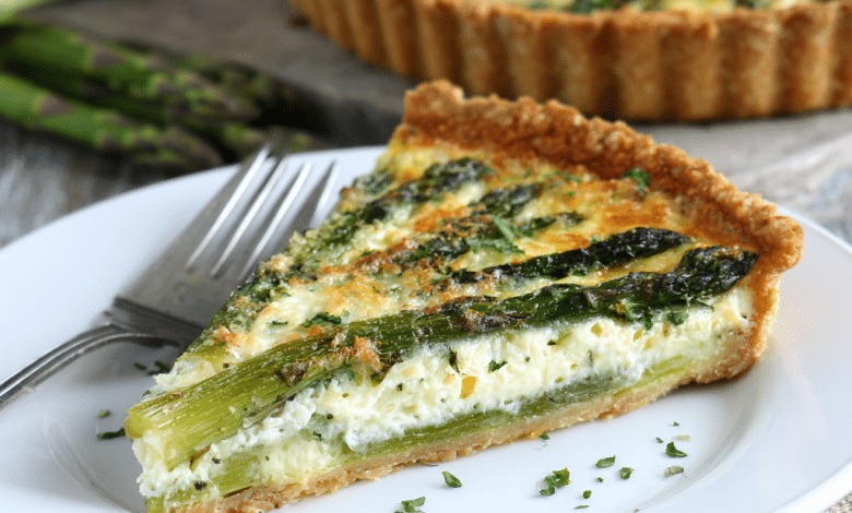 Healthy Asparagus Quiche