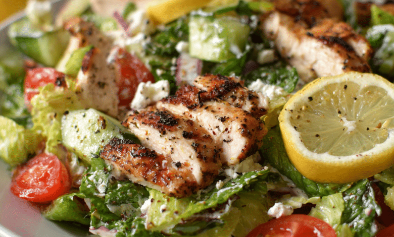 Healthy Lemon Chicken Salad