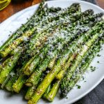 Healthy Crispy Asparagus 🌿🧀