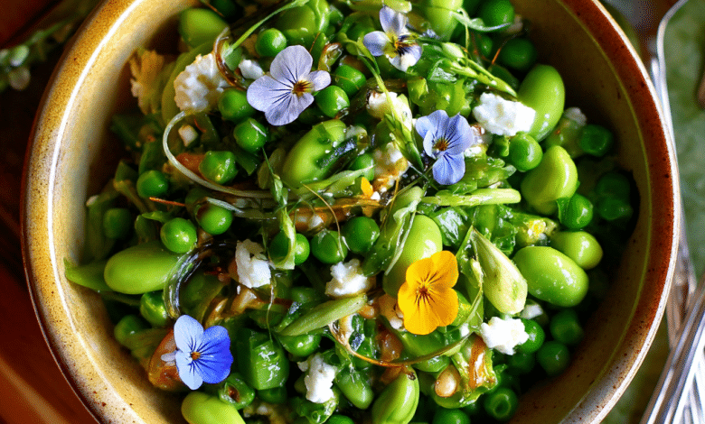 Healthy Spring Pea Salad