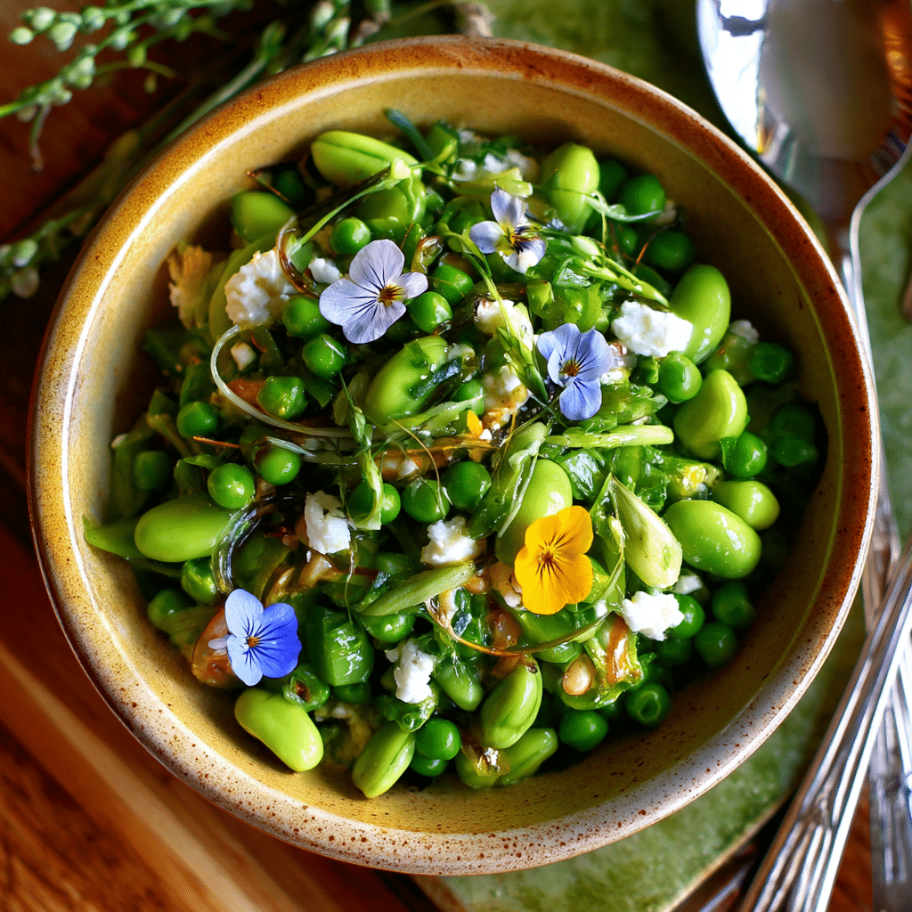 Healthy Spring Pea Salad – A Fresh Bowl of Joy from My Kitchen