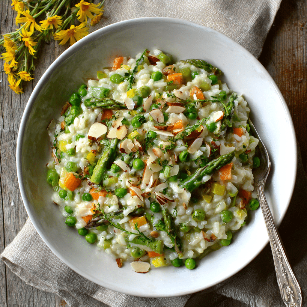 Healthy Spring Vegetable Risotto – Fresh, Creamy, and Full of Life