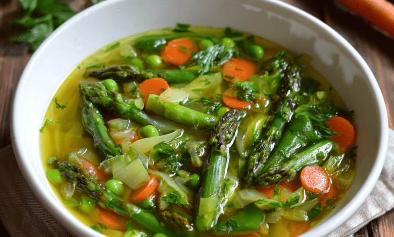 Healthy Spring Vegetable Soup