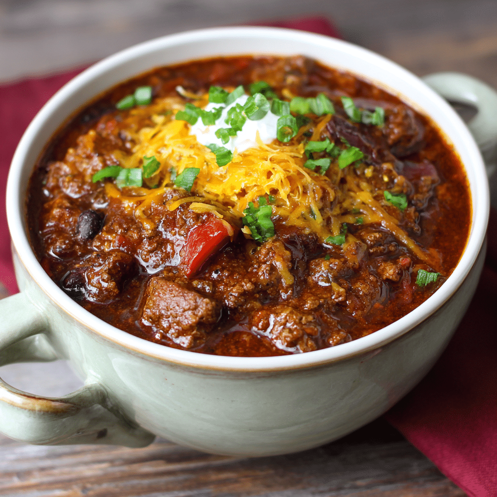 Hearty Beef Chili Recipe – Rich, Slow-Simmered & Made for Gathering
