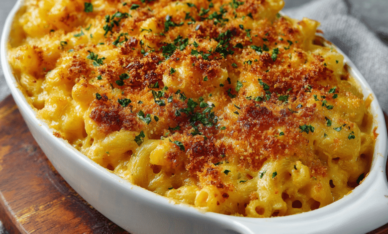 Homemade Baked Mac and Cheese