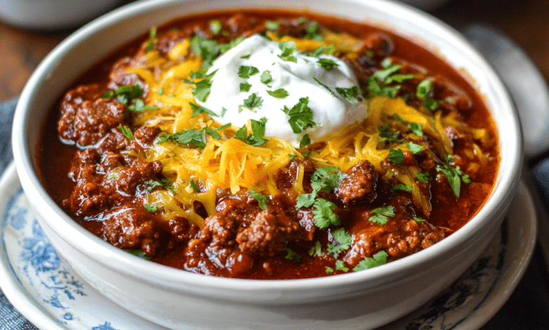 Homemade Beef Chili