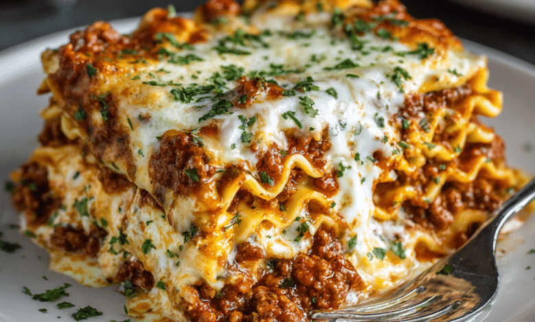 Homemade Beef Lasagna