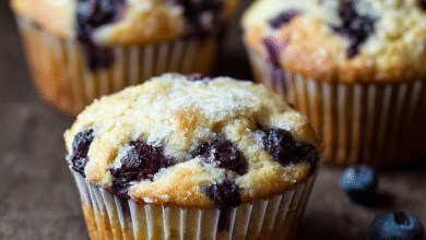 Homemade Blueberry Muffins