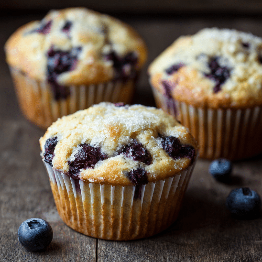Homemade Blueberry Muffins – Soft, Sweet, and Full of Morning Comfort