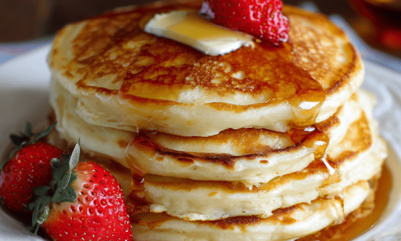 Fluffy Pancakes from Scratch